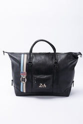 Sac de voyage en cuir 24H Le Mans Ken 72h noir
